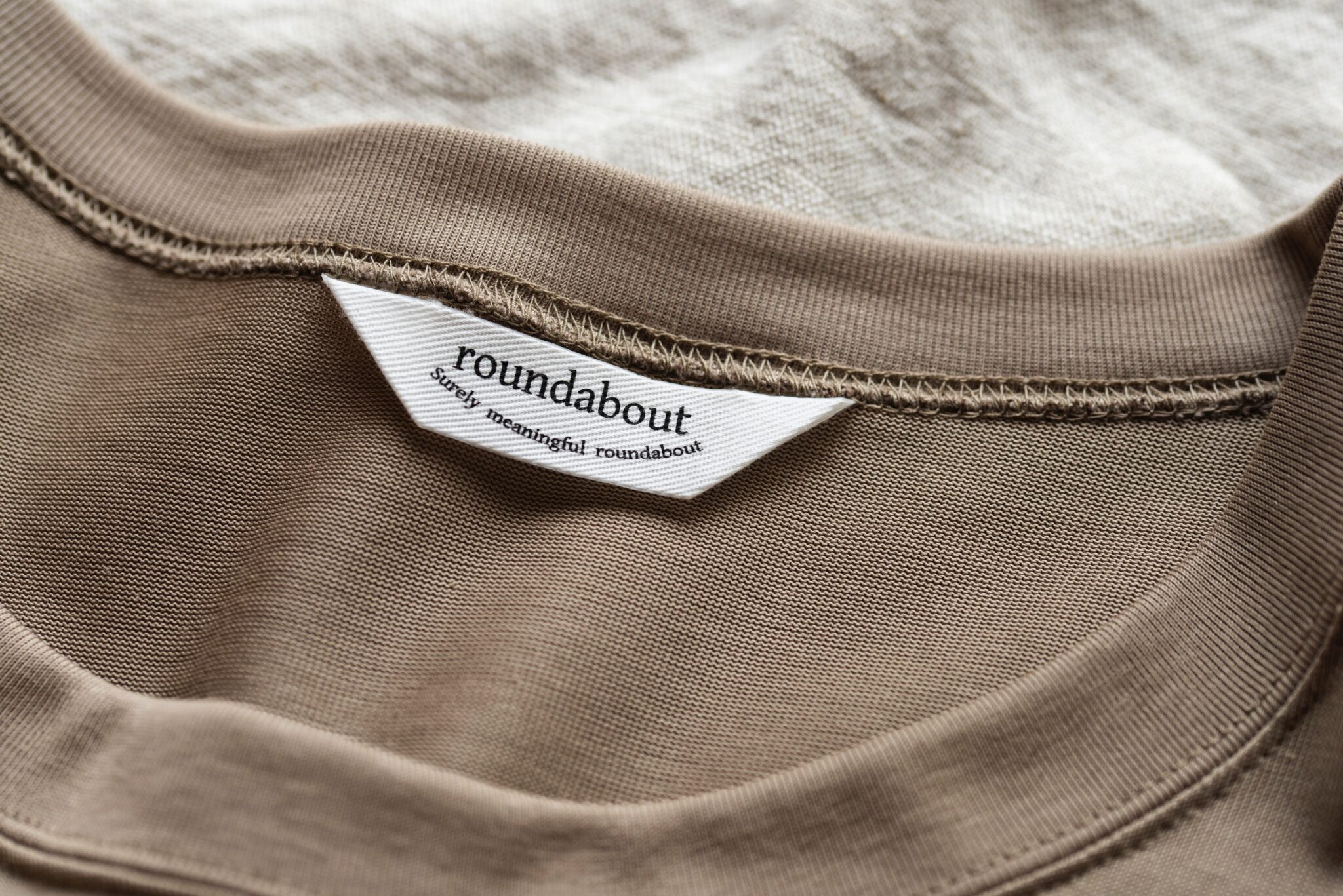 Photo: brand name tag of roundabout